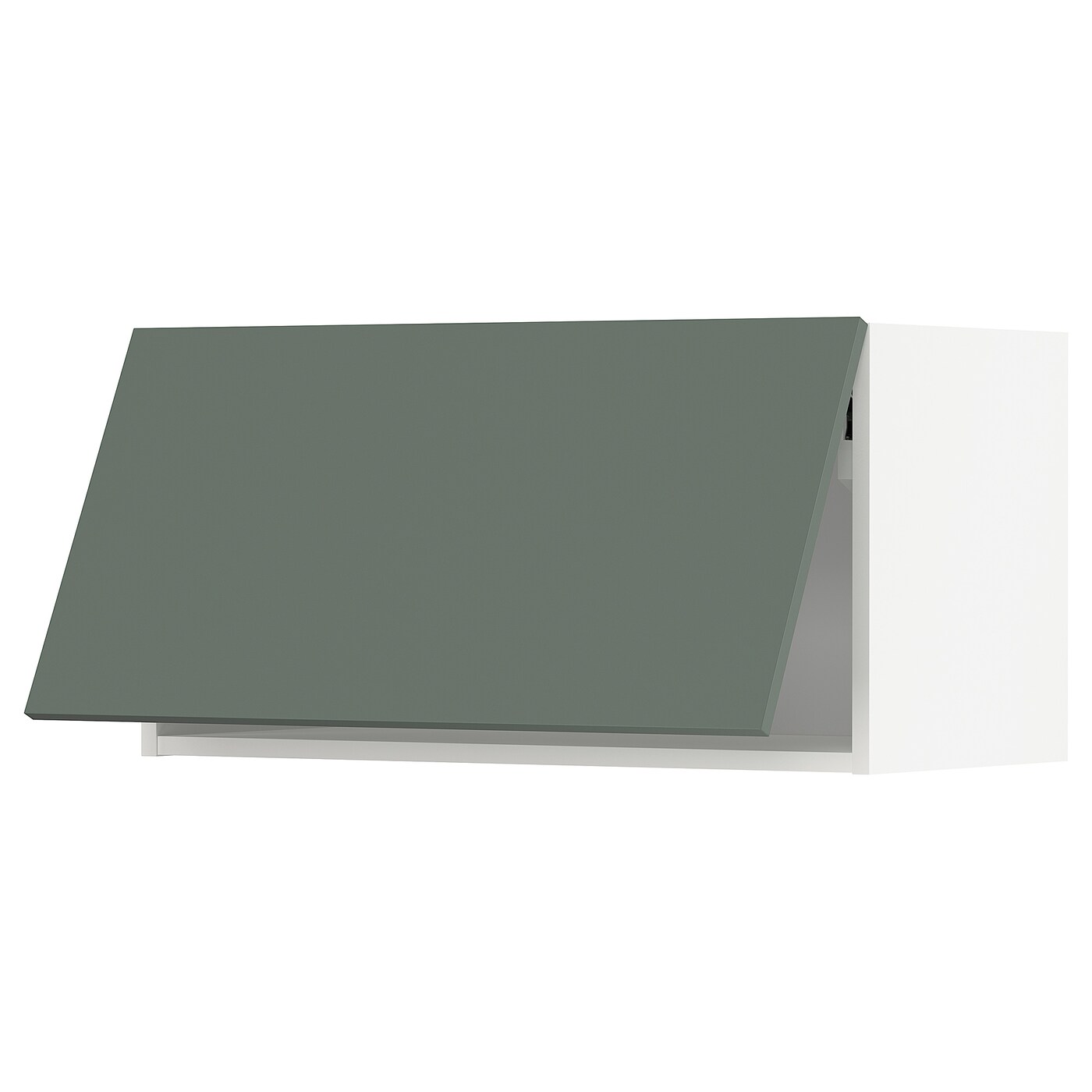 Навесной шкаф - METOD IKEA/ МЕТОД ИКЕА, 40х80 см, белый/темно-зеленый
