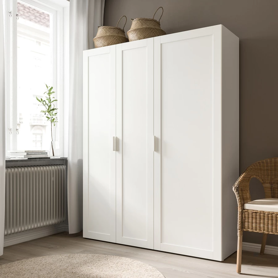 Дверца - SANNIDAL IKEA/ САННИДАЛЬ ИКЕА,  180х60 см, белый (изображение №2)