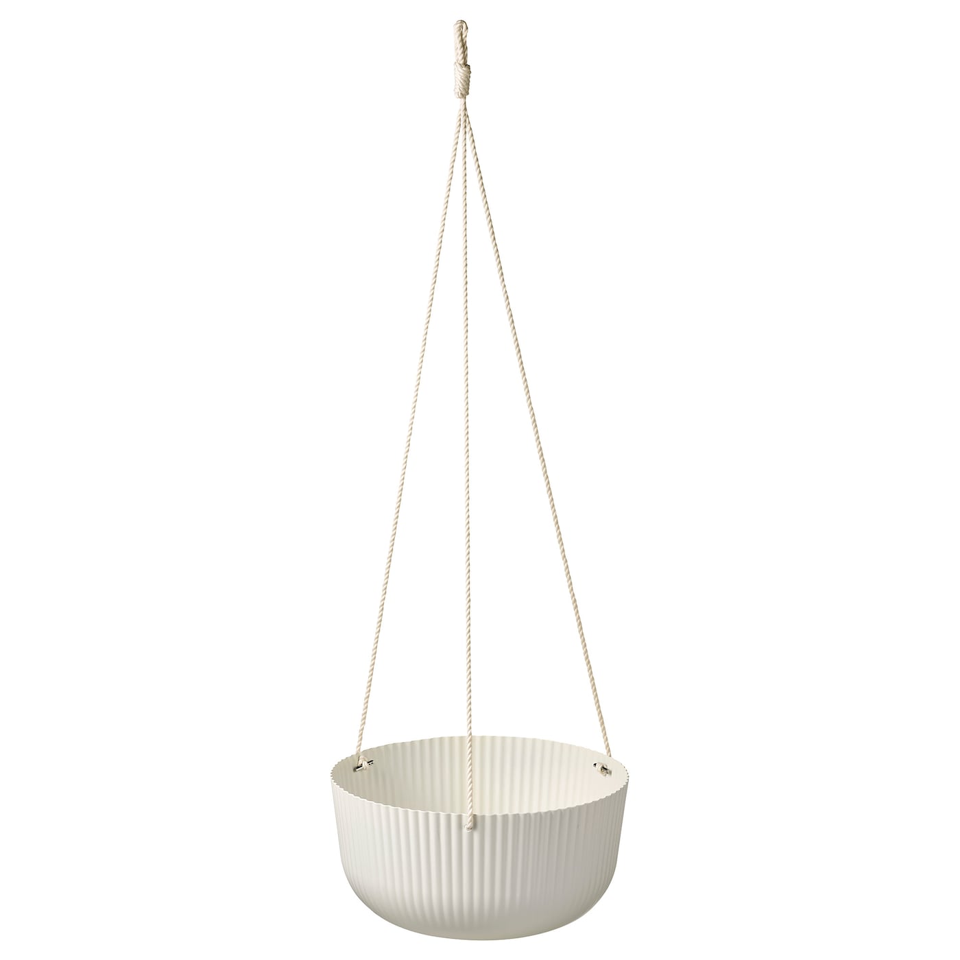 Подвесное кашпо - IKEA ÄPPELROS/APPELROS, 27 см, белый, ЭППЕЛЬРОС ИКЕА
