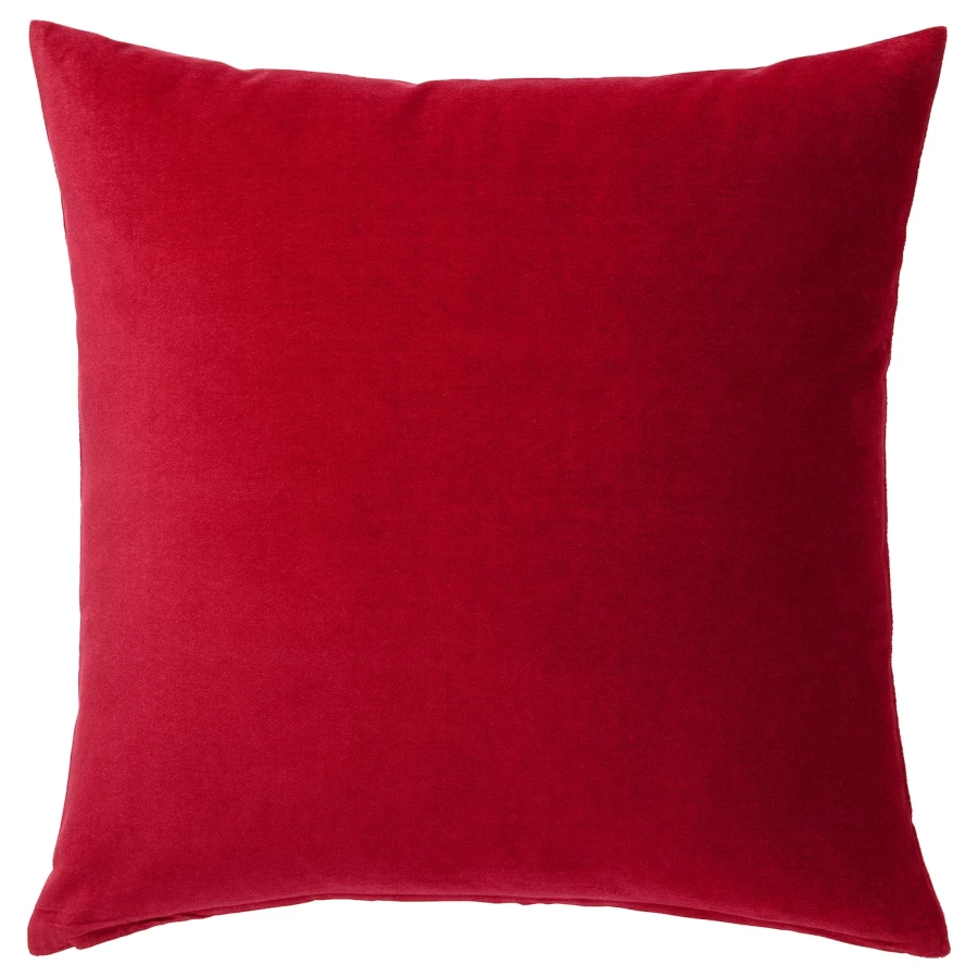 Чехол на подушку - SANELA IKEA/ САНЕЛА ИКЕА, 50х50  см, красный (изображение №1)