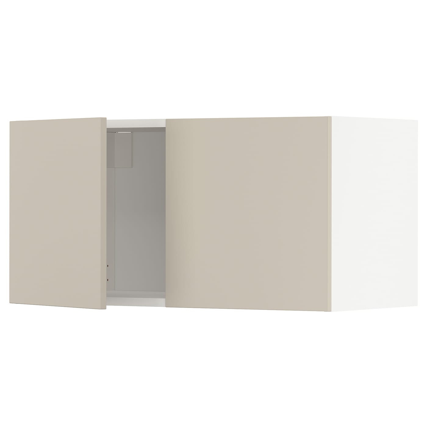 Навесной шкаф - METOD IKEA/ МЕТОД ИКЕА, 40х80 см, белый/бежевый