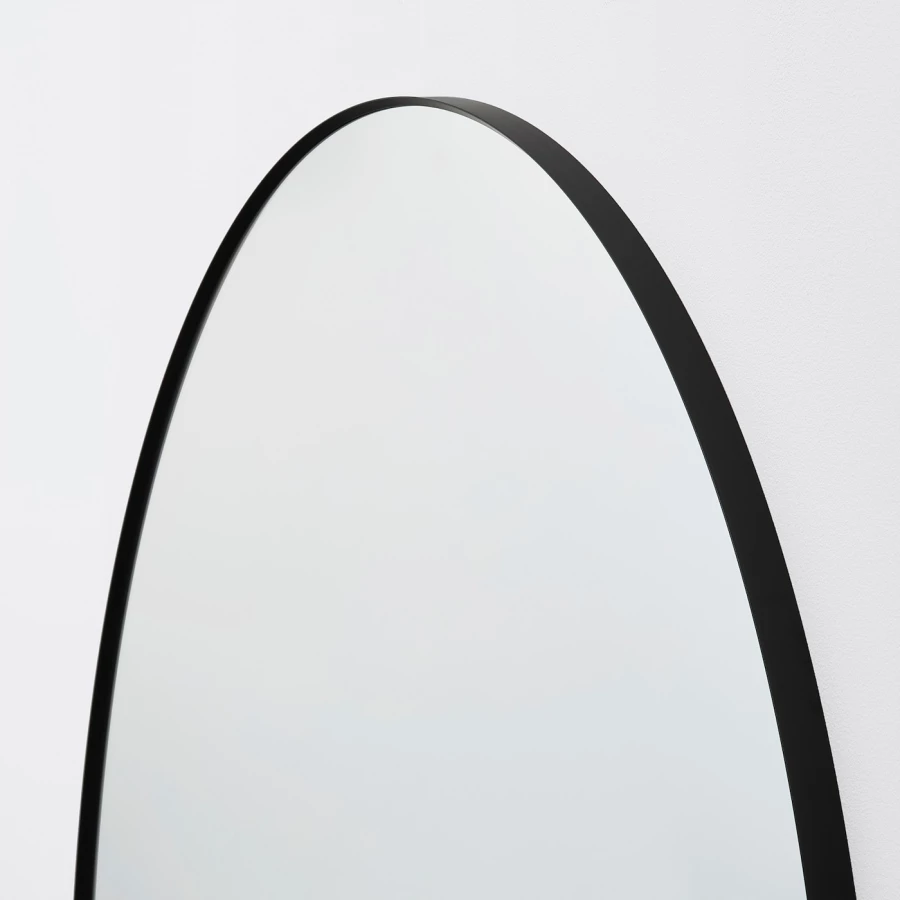 Зеркало - LINDBYN IKEA/ ЛИНДБЮН ИКЕА, 80 см,  черный (изображение №2)