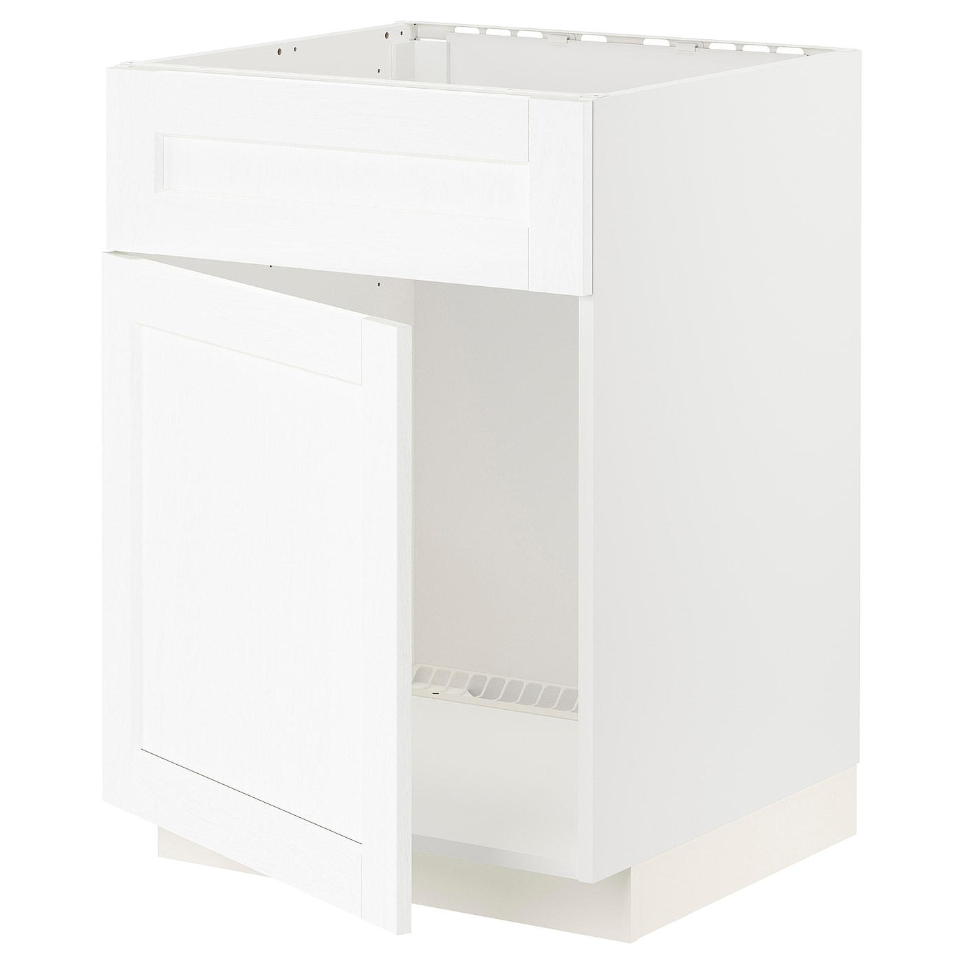 Напольный кухонный шкаф  - IKEA METOD, 88x62x60см, белый, МЕТОД ИКЕА