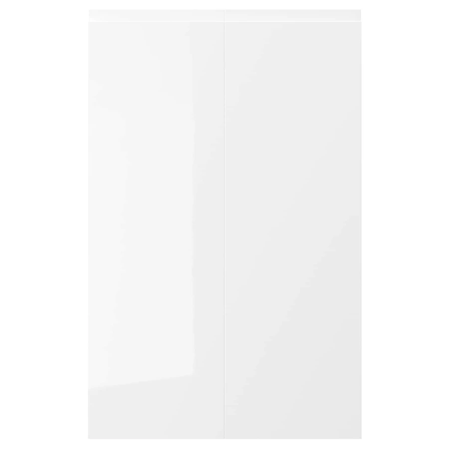 Дверца (левая), 2 шт. - IKEA VOXTORP, 80х25 см, белый, ВОКСТОРП ИКЕА (изображение №1)