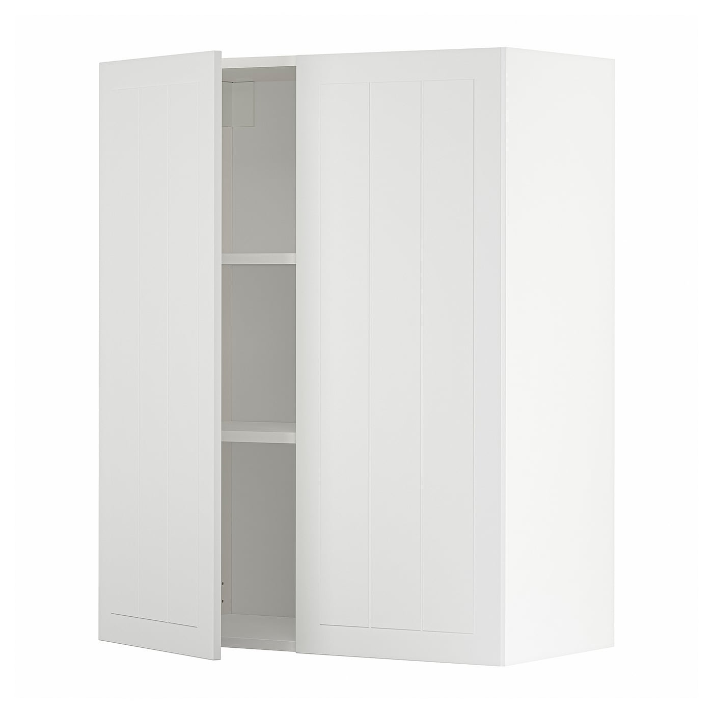 Навесной шкаф с полкой - METOD IKEA/ МЕТОД ИКЕА, 100х80 см, белый
