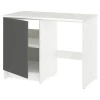 Напольный шкаф - IKEA KNOXHULT/ИКЕА КНОКСХУЛЬТ, белый/черный