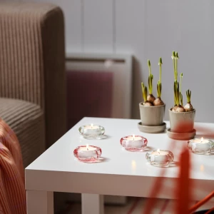 Второе фото. BLADFÅGEL Подсвечник для чайной свечи ИКЕА