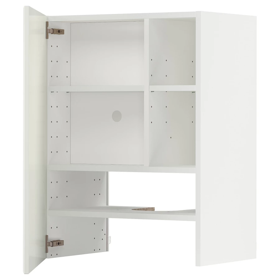Навесной шкаф - METOD IKEA/ МЕТОД ИКЕА, 80х60 см, белый/кремовый (изображение №1)