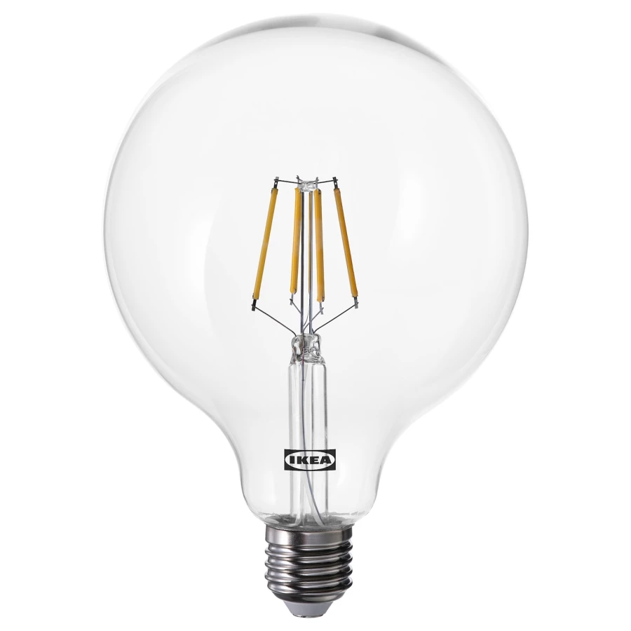 Светодиодная лампа - LUNNOM  IKEA/ ЛУННОМ ИКЕА, 125 мм,  стекло (изображение №1)