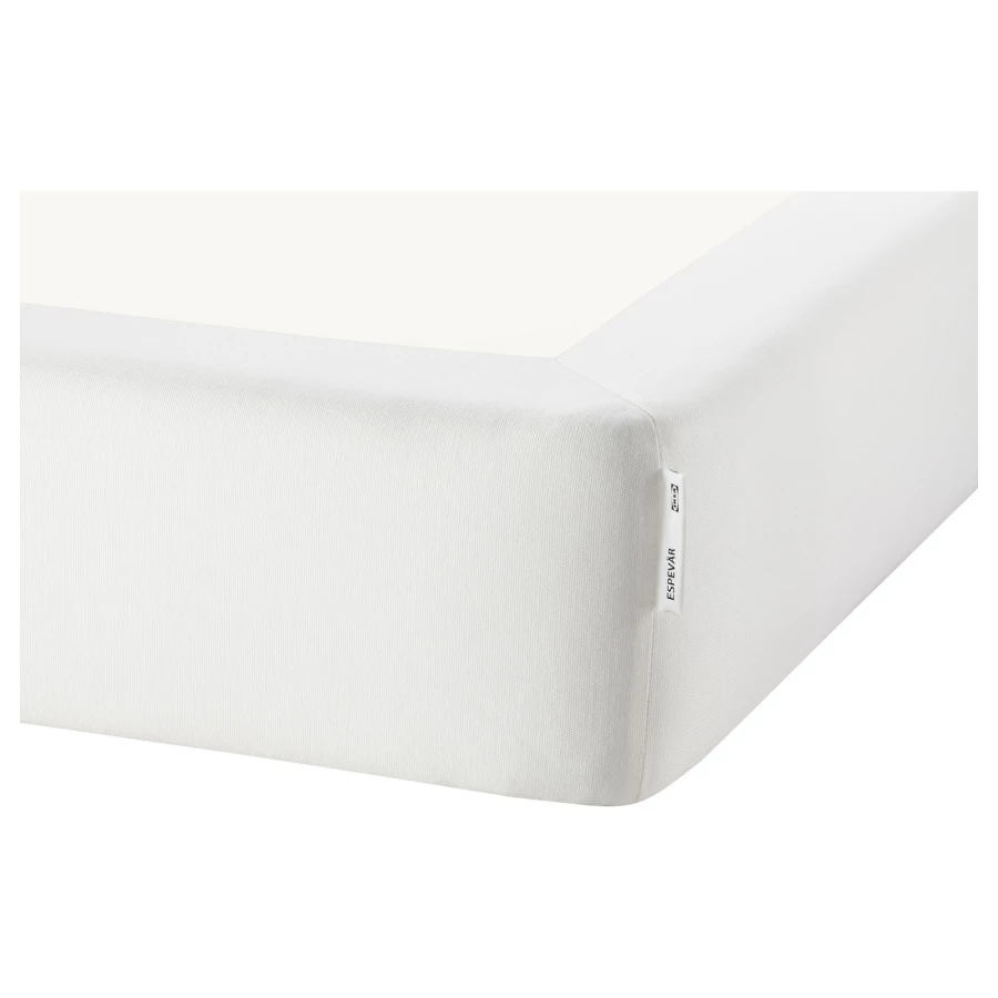 Континентальная кровать - IKEA ESPEVÄR/ESPEVAR/VESTMARKA, 200х180 см, матрас жесткий/средне-жесткий, белый, ЭСПЕВАР/ВЕСТМАРКА ИКЕА (изображение №5)