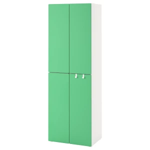 Шкаф детский - IKEA SMÅSTAD/SMASTAD, 60x42x181 см, белый, СМОСТАД ИКЕА