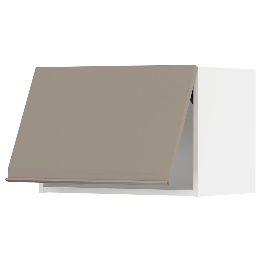 Навесной шкаф - METOD IKEA/ МЕТОД ИКЕА, 40х60 см,  белый/светло-коричневый (изображение №1)