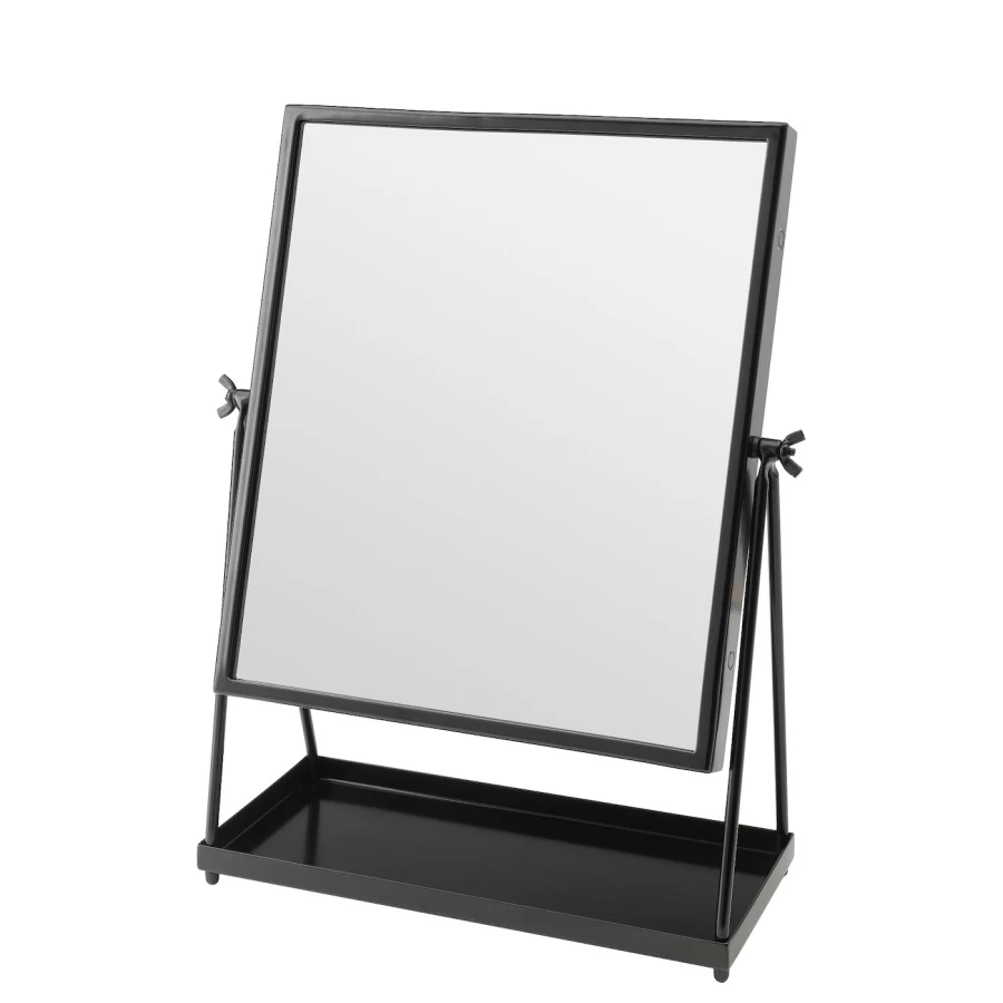 Зеркало - KARMSUND IKEA/ КАРМСУНД ИКЕА, 27х43 см, черный (изображение №6)
