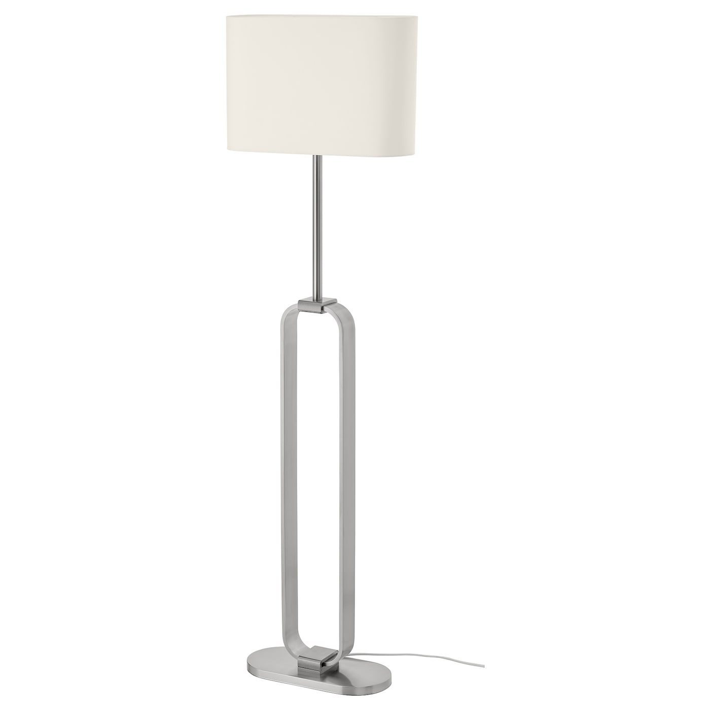 Торшер - UPPVIND IKEA/УППВИНД ИКЕА, 150 см, белый/ серый