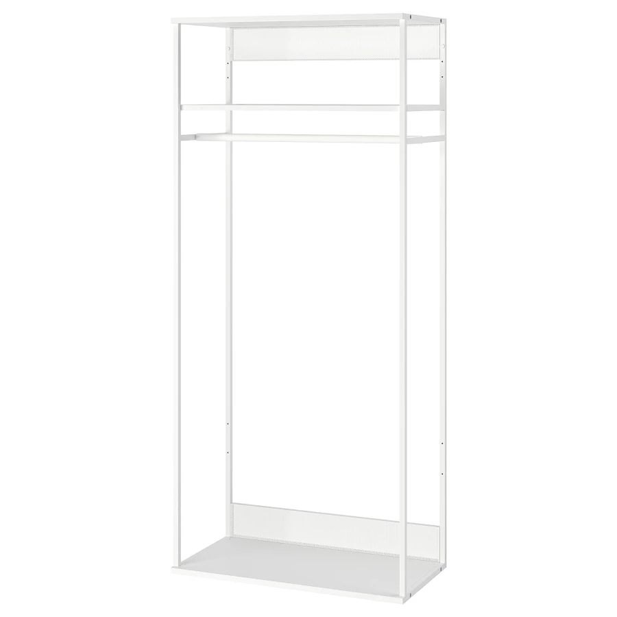 Открытый модуль для одежды - IKEA PLATSA/ПЛАТСА ИКЕА, 40х80х180 см, белый (изображение №1)