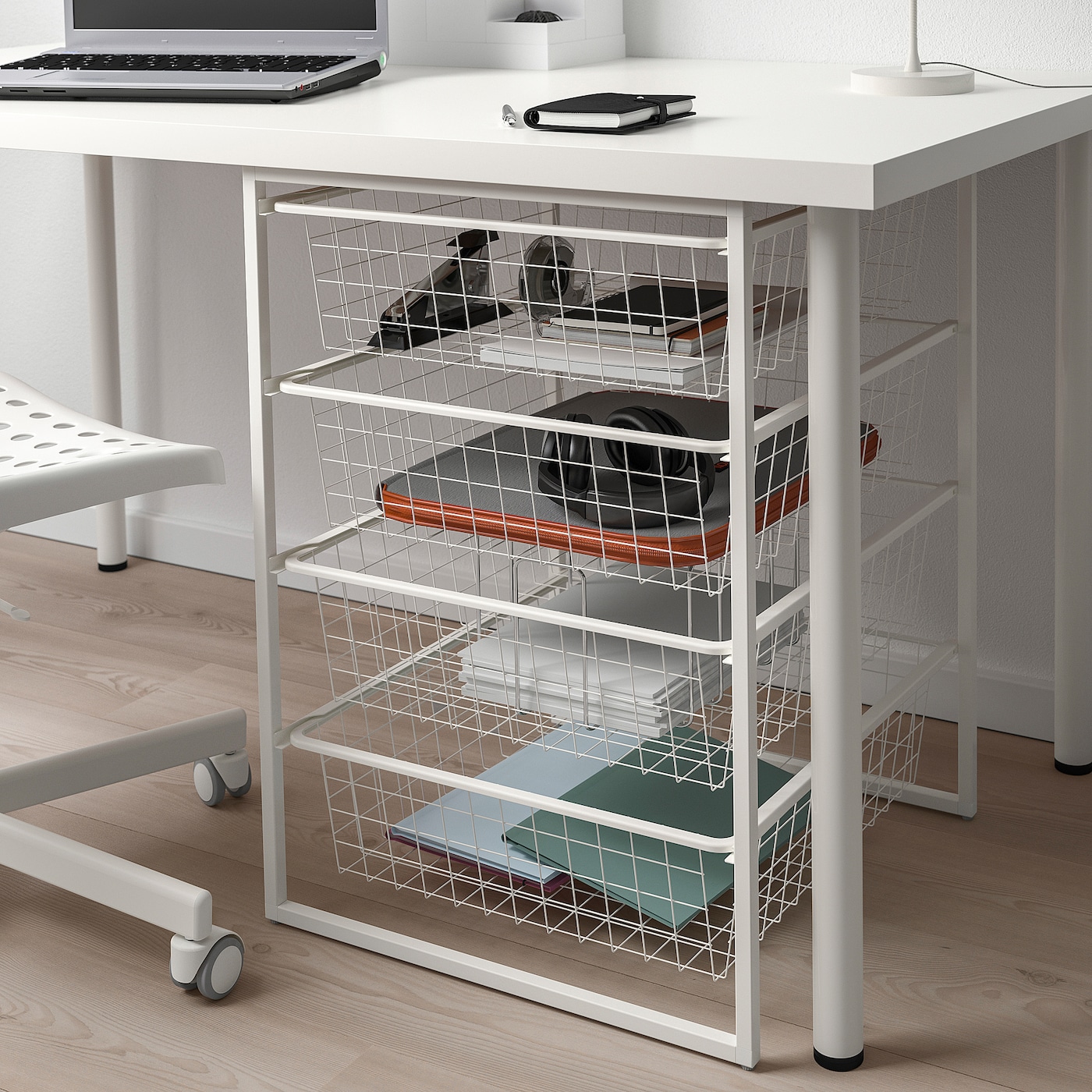 Купить Стеллаж - IKEA JONAXEL, 50х51х70 см, белый, ЙОНАКСЕЛЬ ИКЕА