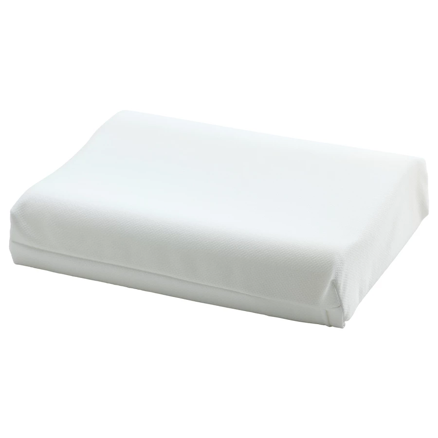 Эргономичная подушка - PAPEGOJBUSKE IKEA/ ПАПЕГОЙБУСКЕ ИКЕА,  45х33х11 см, белый (изображение №1)