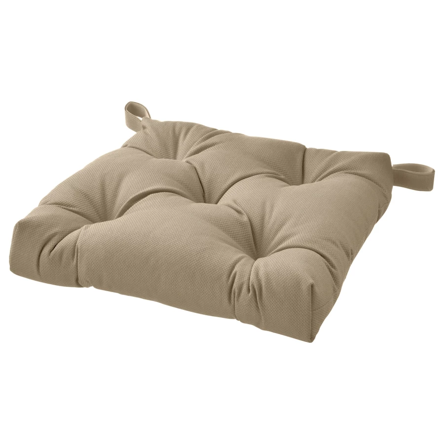 Подушка на стул - IKEA MALINDA, бежевый, МАЛИНДА ИКЕА (изображение №1)