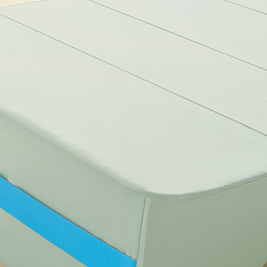 Стол-поднос для пикника - IKEA ИКЕА STRANDÖN, 57x45х17 см, бледно-зеленый (изображение №2)