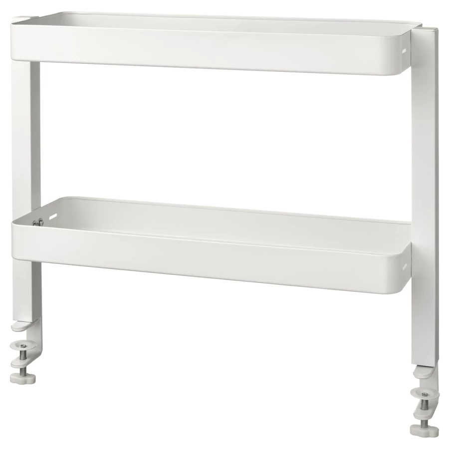 Органайзер для стола - VATTENKAR IKEA/ ВАТТЕНКАР ИКЕА, 49x15 см, белый (изображение №1)
