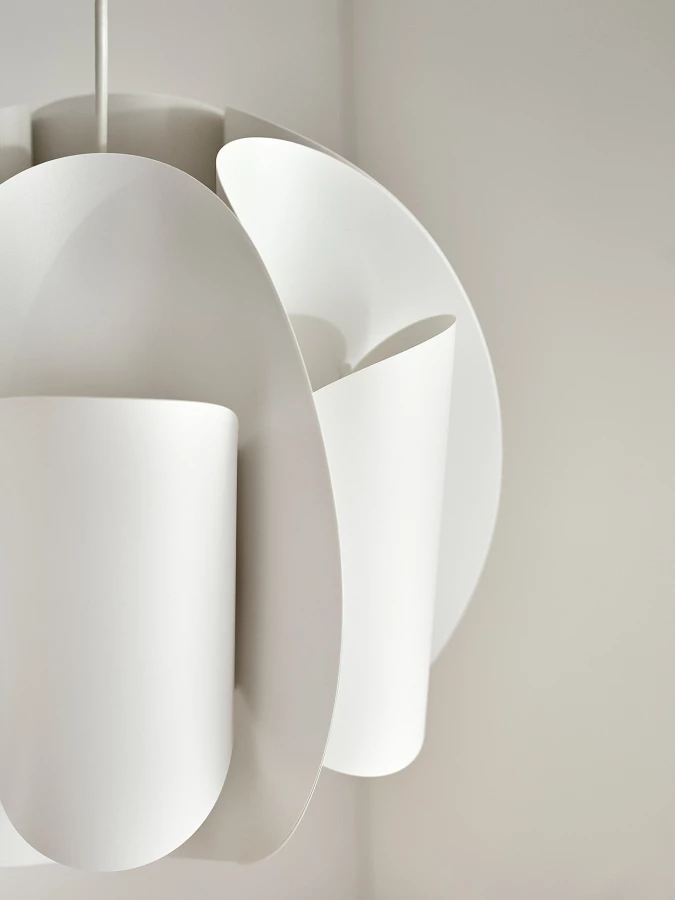 Подвесной светильник - TRUBBNATE IKEA / ТРЮББНАТЕ   ИКЕА,  38 см, белый (изображение №7)