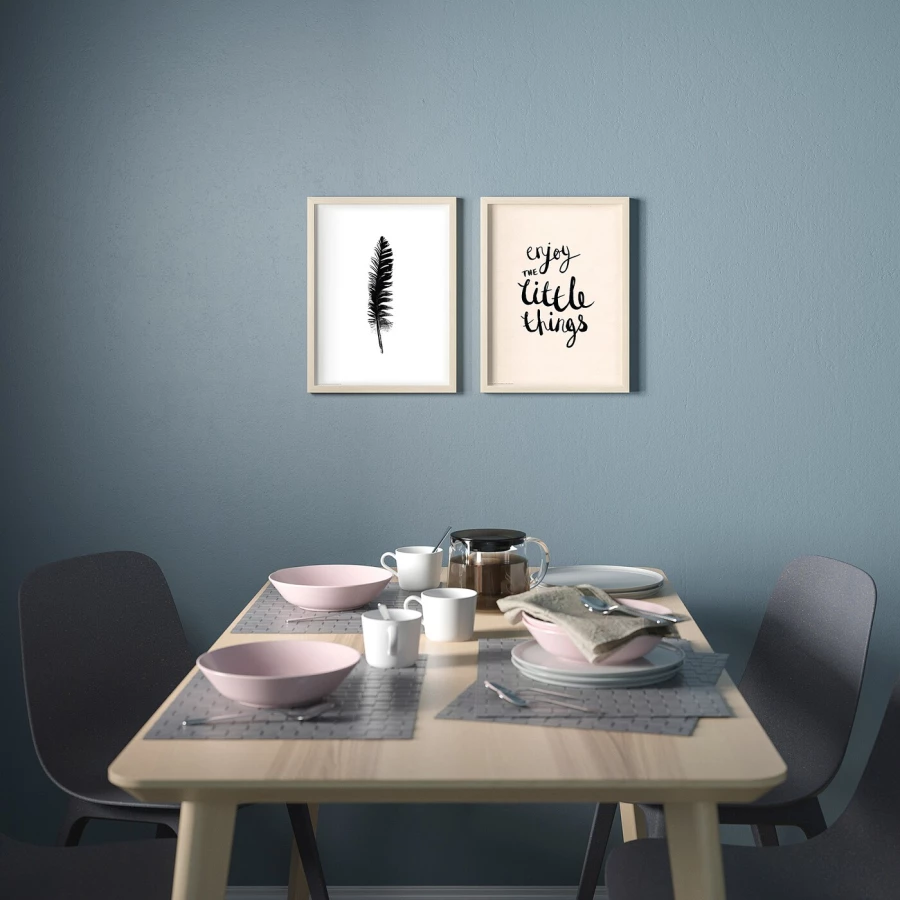 Постер, 2 шт. - IKEA BILD, 30х40 см, «Маленькие радости», БИЛЬД ИКЕА (изображение №3)