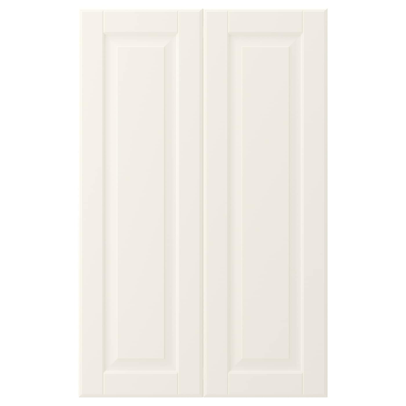 Дверца, 2 шт. - IKEA BODBYN, 80х25 см, кремовый, БУДБИН ИКЕА