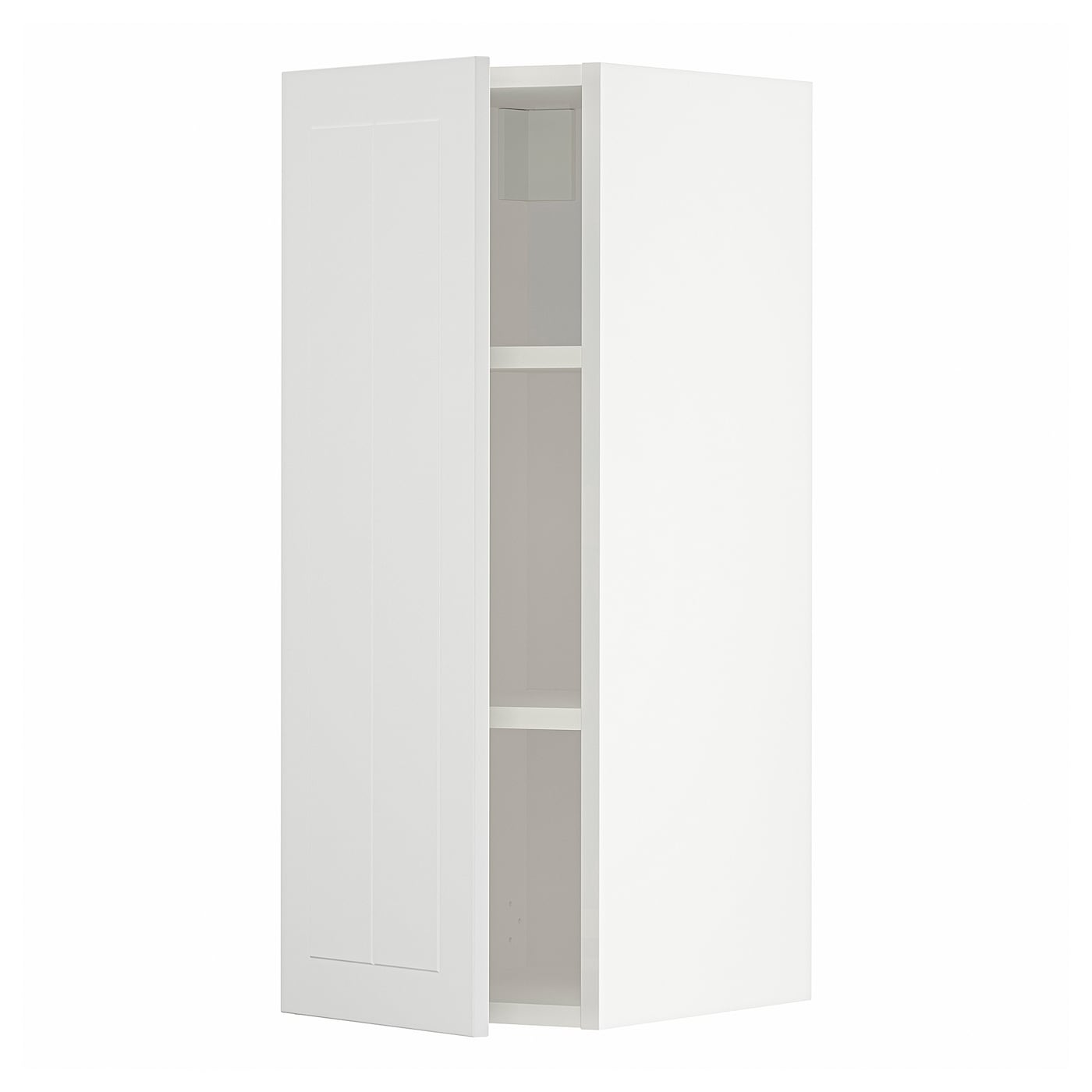 Навесной шкаф с полкой - METOD IKEA/ МЕТОД ИКЕА, 80х30 см, белый/светло-серый