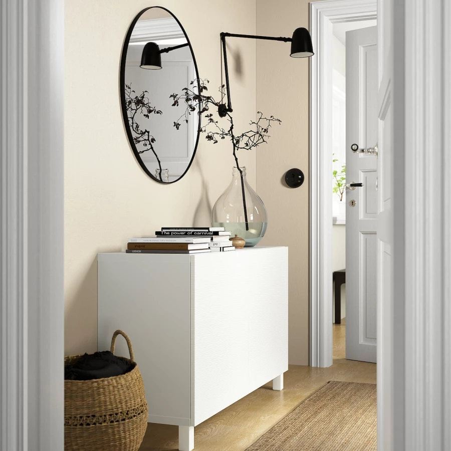 Дверца - LAXVIKEN IKEA/ ЛАКСВИКЕН ИКЕА,  64х60 см, серый (изображение №3)