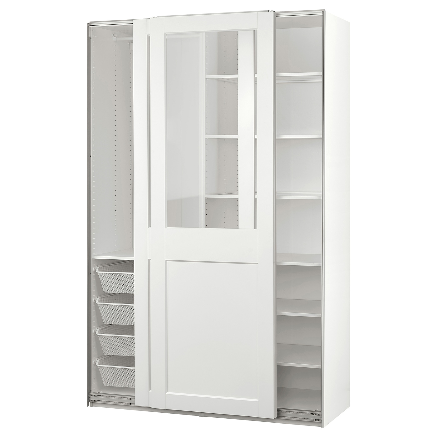 Гардеробные системы - PAX / GRIMO IKEA/ ПАКС / ГРИМО ИКЕА,  236х150 см, белый