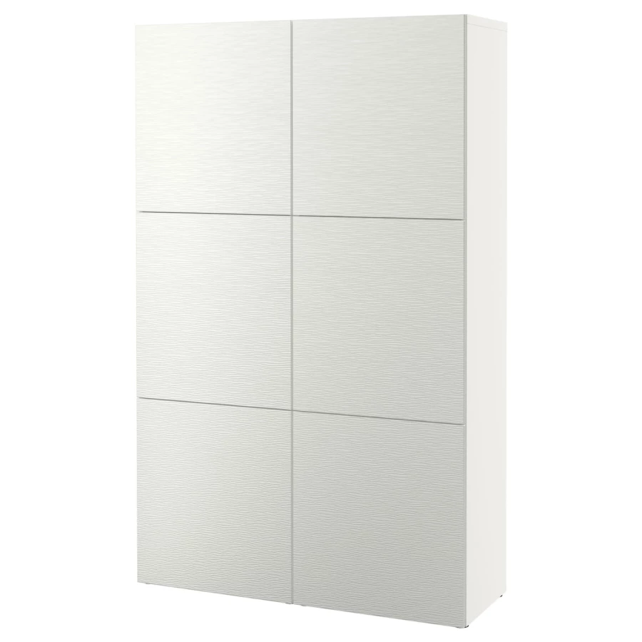 Комбинация для хранения - BESTÅ/ BESTА IKEA/ БЕСТА/БЕСТО ИКЕА, 193х120 см, белый (изображение №1)