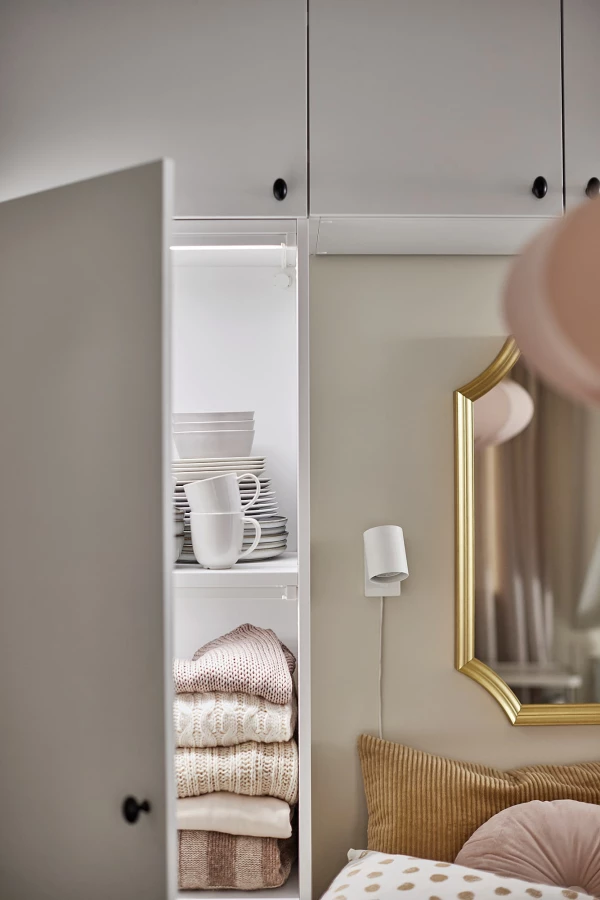 Зеркало - SVANSELE IKEA/ СВАНСЕЛЕ  ИКЕА, 53х63 см,  бежевый (изображение №4)