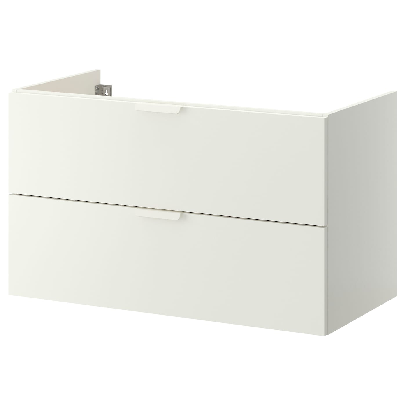 Шкаф под умывальник с 2 ящиками - GODMORGON IKEA/ ГОДМОРГОН ИКЕА, 100х58 см, белый