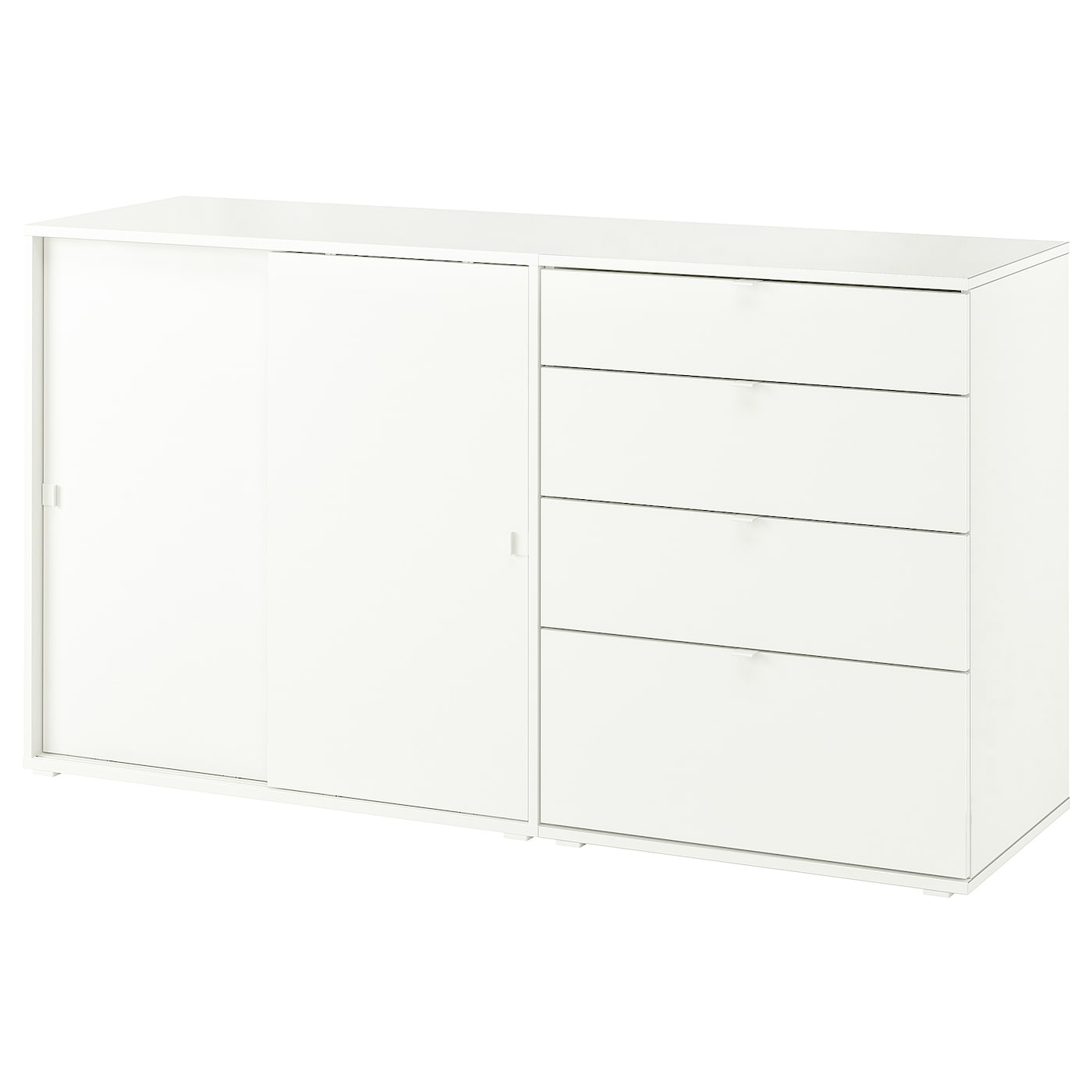 Книжный шкаф - VIHALS IKEA/ ВИХАЛС ИКЕА,   165х90 см, белый