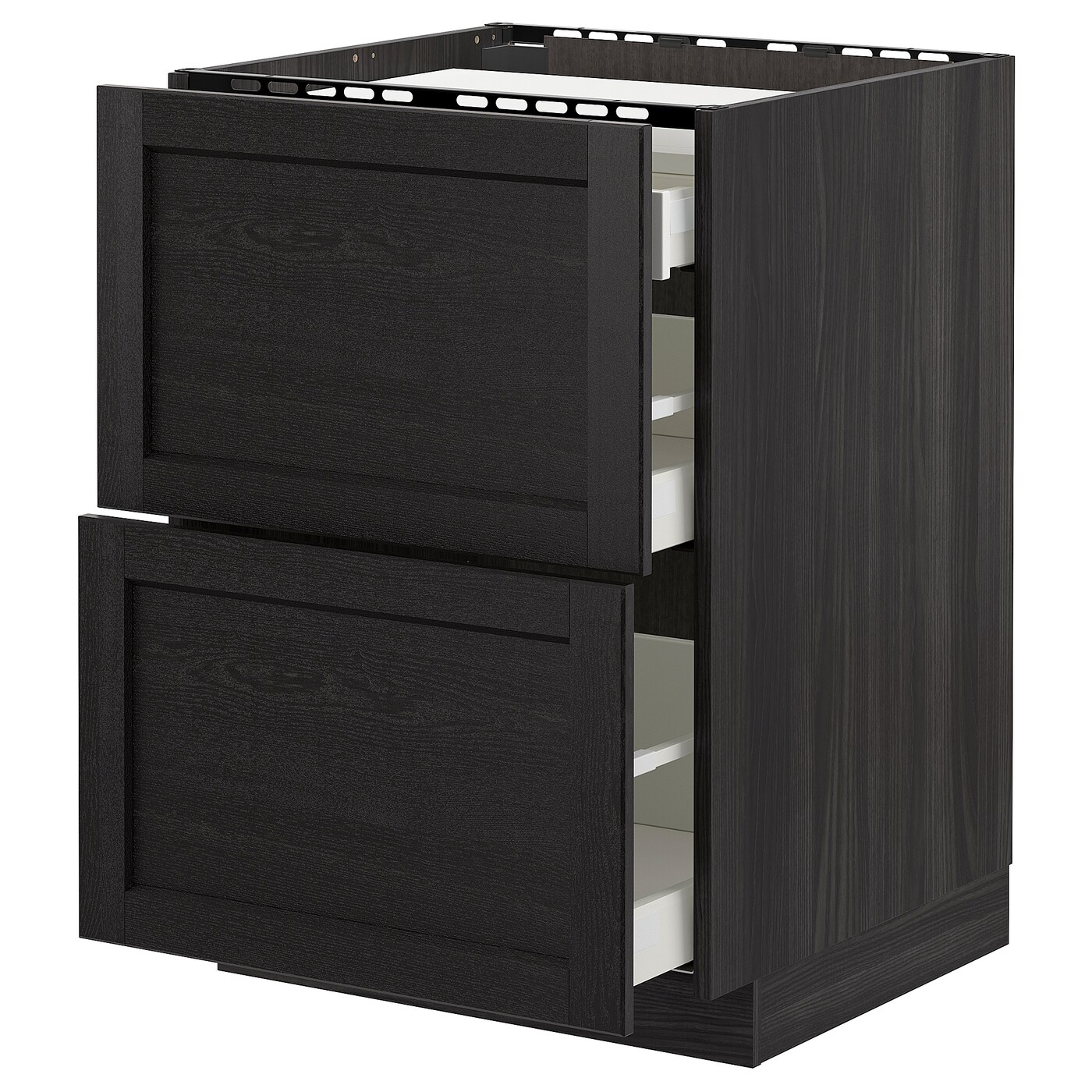 Напольный шкаф  - IKEA METOD MAXIMERA, 88x61,8x60см, черный, МЕТОД МАКСИМЕРА ИКЕА