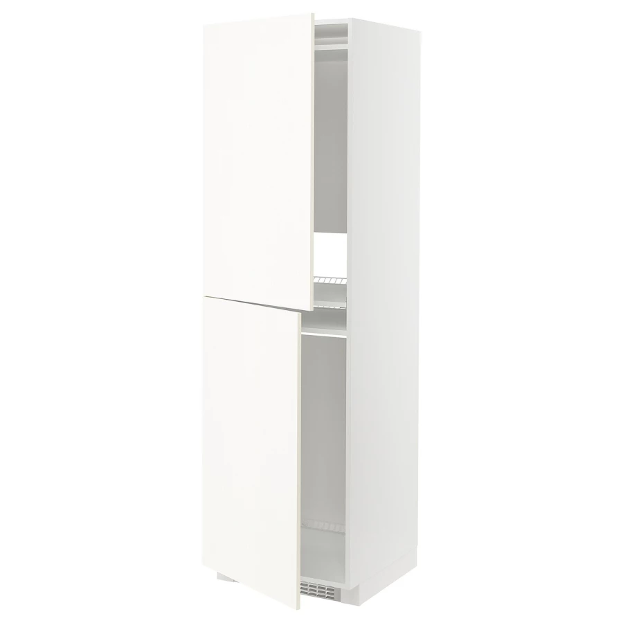Высокий кухонный шкаф - IKEA METOD/МЕТОД ИКЕА, 200х60х60 см, белый (изображение №1)