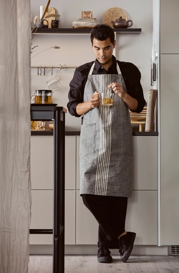 Кухонный фартук - IKEA MARIATHERES, 92х90 см, серый, МАРИАТЕРЕС ИКЕА (изображение №2)