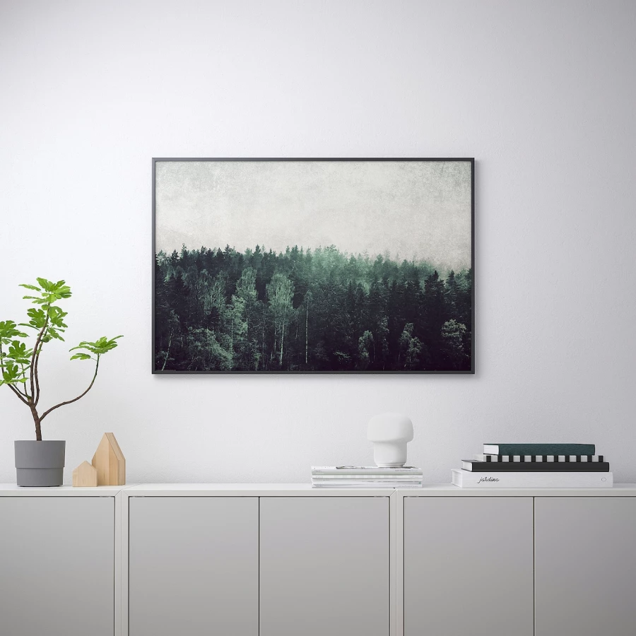 Постер - IKEA BILD, 91х61 см, «Верхушки деревьев», БИЛЬД ИКЕА (изображение №2)