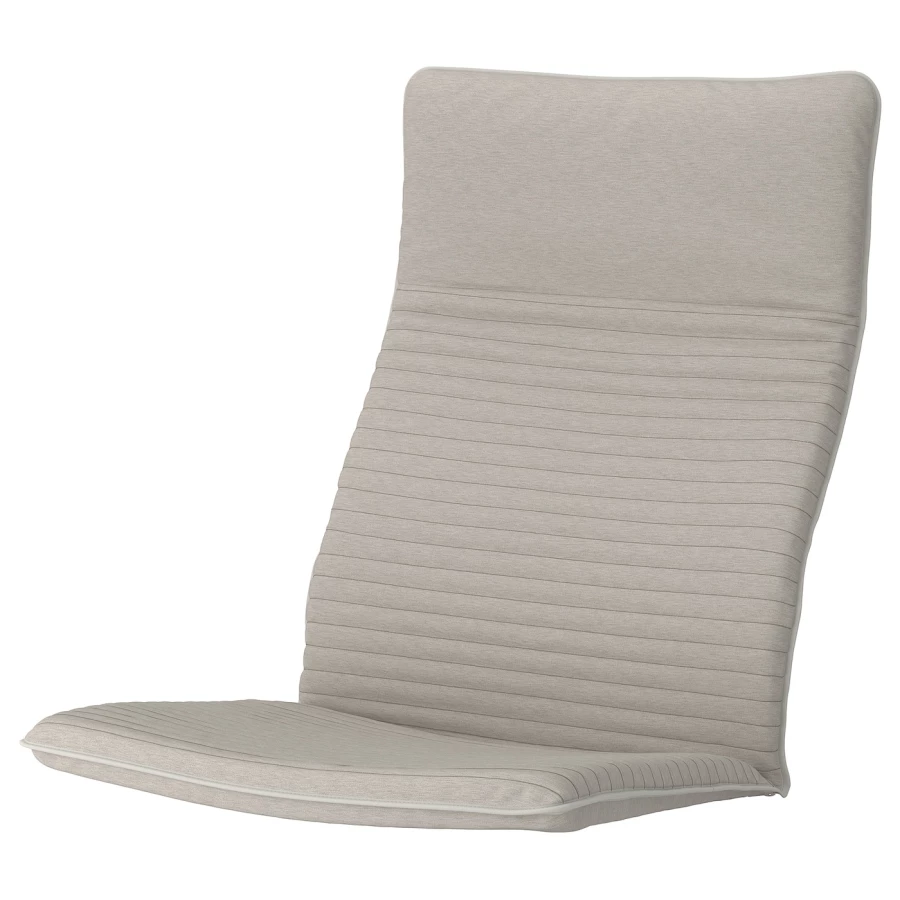 Подушка для кресла-качалки - POÄNG / POАNG  IKEA/  ПОЭНГ ИКЕА,  133х57 см,  светло-бежевый (изображение №1)