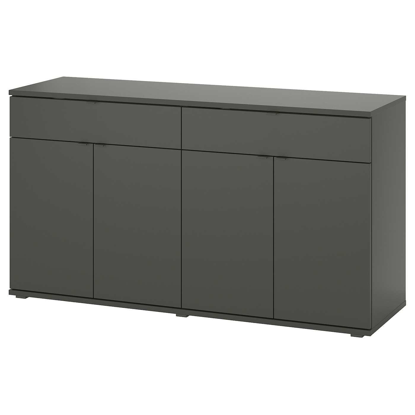 Комбинация для хранения - VIHALS  IKEA/ ВИХАЛС ИКЕА, 75х140 см, серый