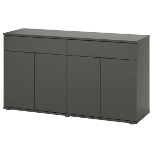 Комбинация для хранения - VIHALS IKEA/ ВИХАЛС ИКЕА, 75х140 см, серый