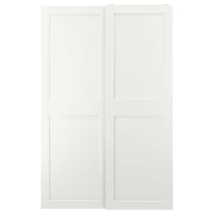 Пара рам раздвижных дверей - GRIMO IKEA/ ГРИМО ИКЕА, 150х236 см, белый