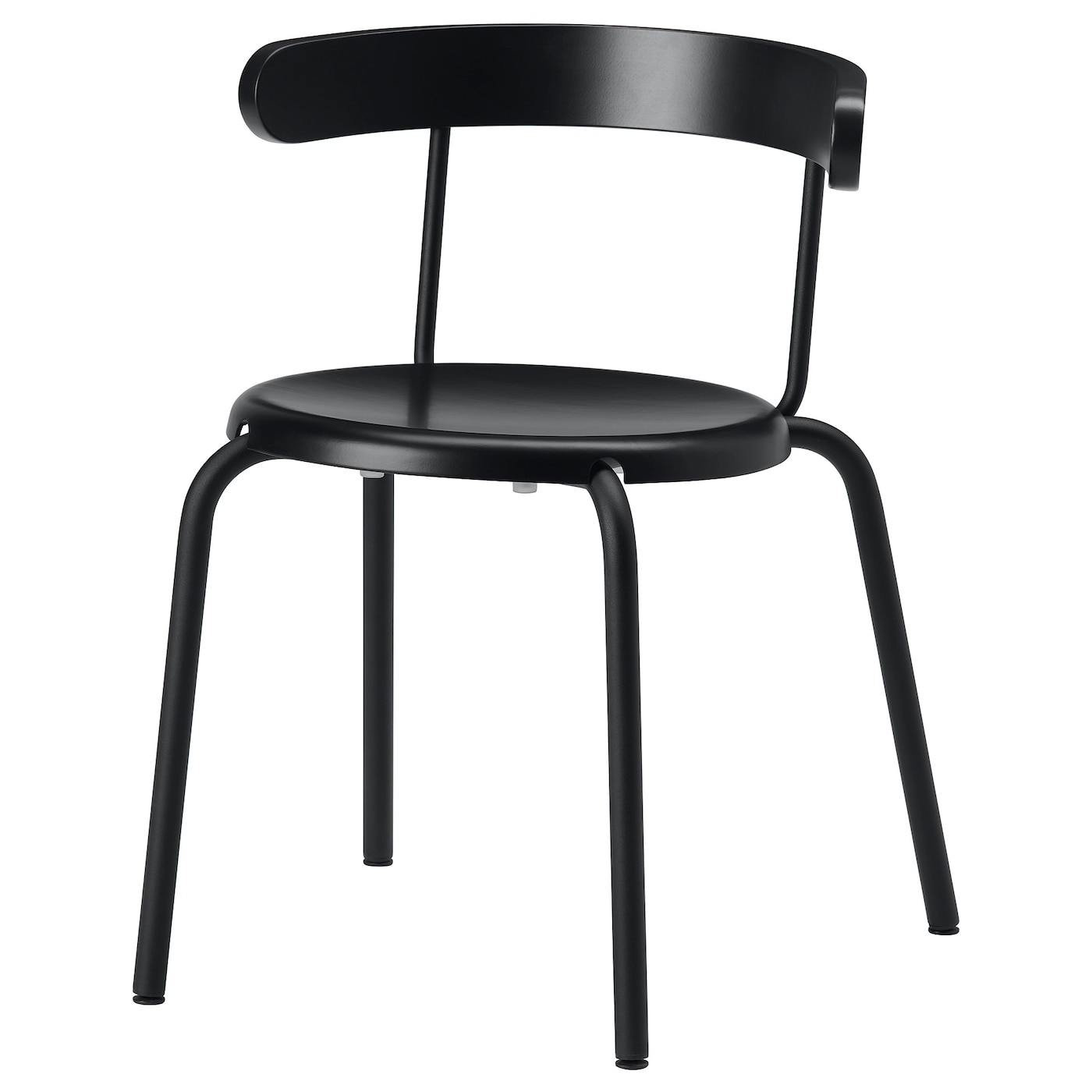 Деревянный стул - YNGVAR IKEA/ ИНГВАР ИКЕА, 71х53х51 см, черный