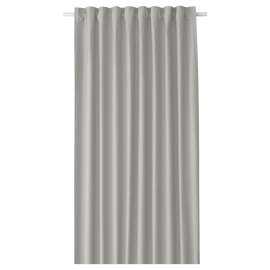 Затемняющая штора - IKEA BRUKSVARA, 250х140 см, серый, БРУКСВАРА ИКЕА (изображение №1)