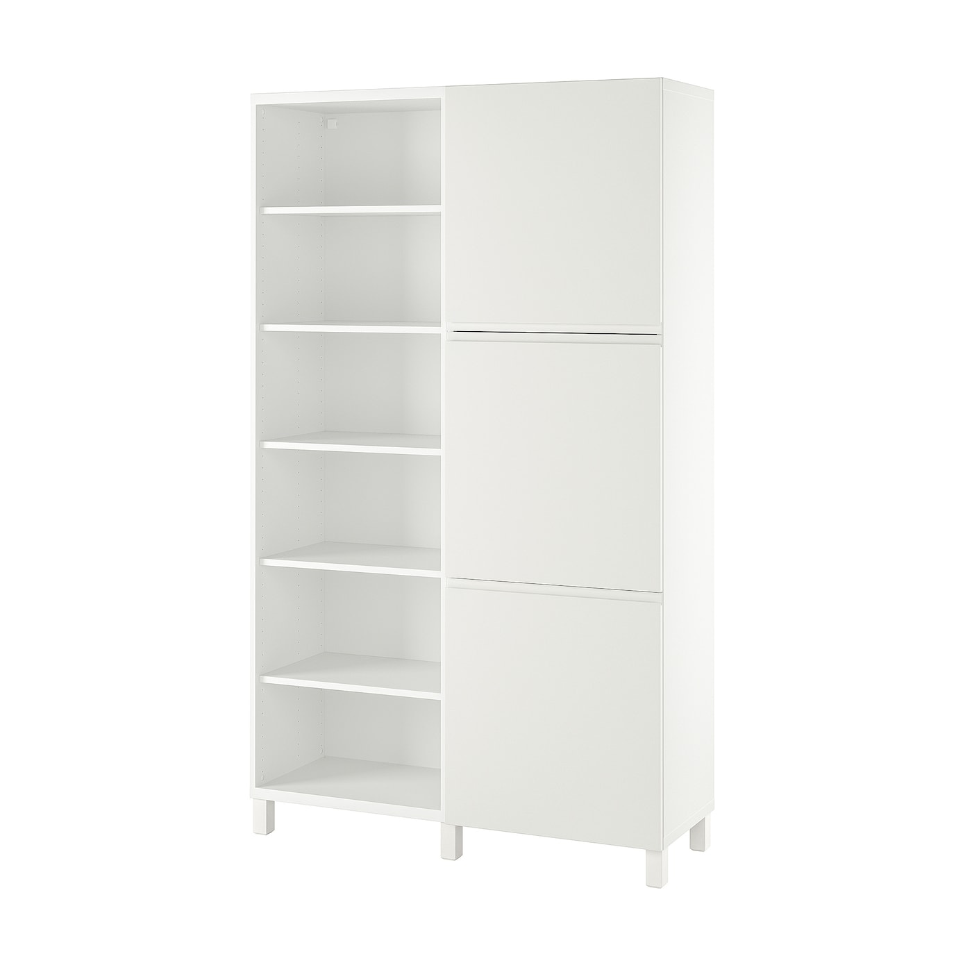 Комбинация для хранения - BESTÅ/ BESTА IKEA/ БЕСТА/БЕСТО ИКЕА, 202х120 см, белый