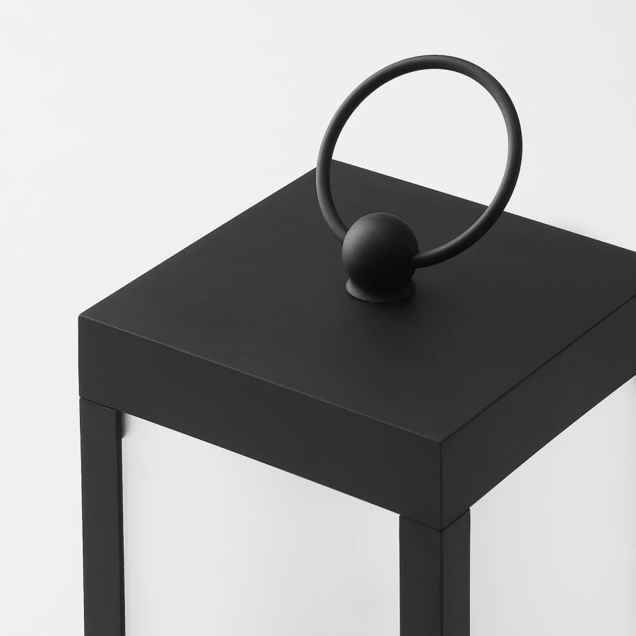 Светильник декоративный - IKEA STRÅLA/STRALA, 20х9х9 см, черный, СТРОЛА ИКЕА (изображение №3)