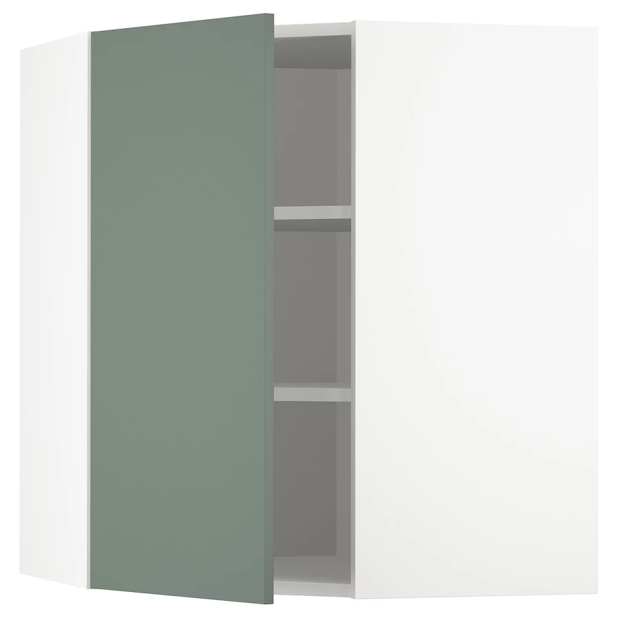 Шкаф  - METOD IKEA/ МЕТОД ИКЕА, 80х68 см, белый/темно-зеленый (изображение №1)