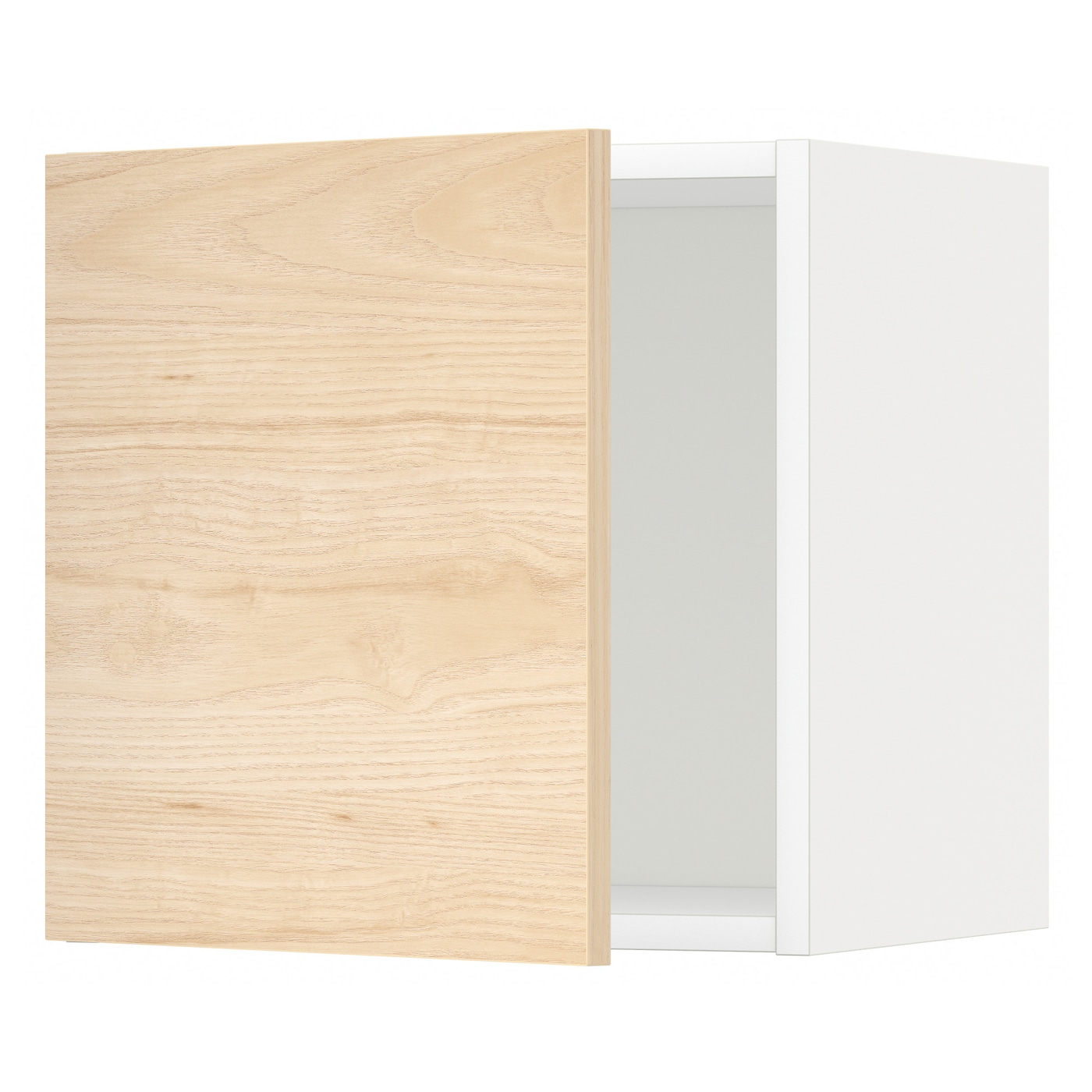 METOD Навесной шкаф - METOD IKEA/ МЕТОД ИКЕА, 40х40 см, белый/под беленный дуб