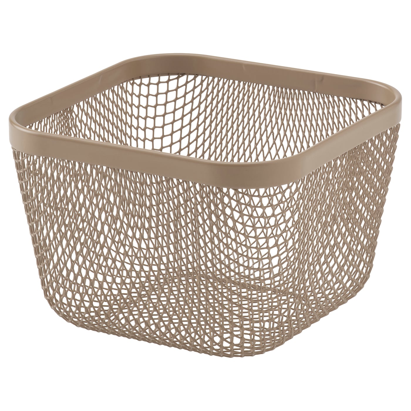 Корзина для продуктов IKEA 365+/ ИКЕА 365+, 14х14х10 см, светло-коричневый