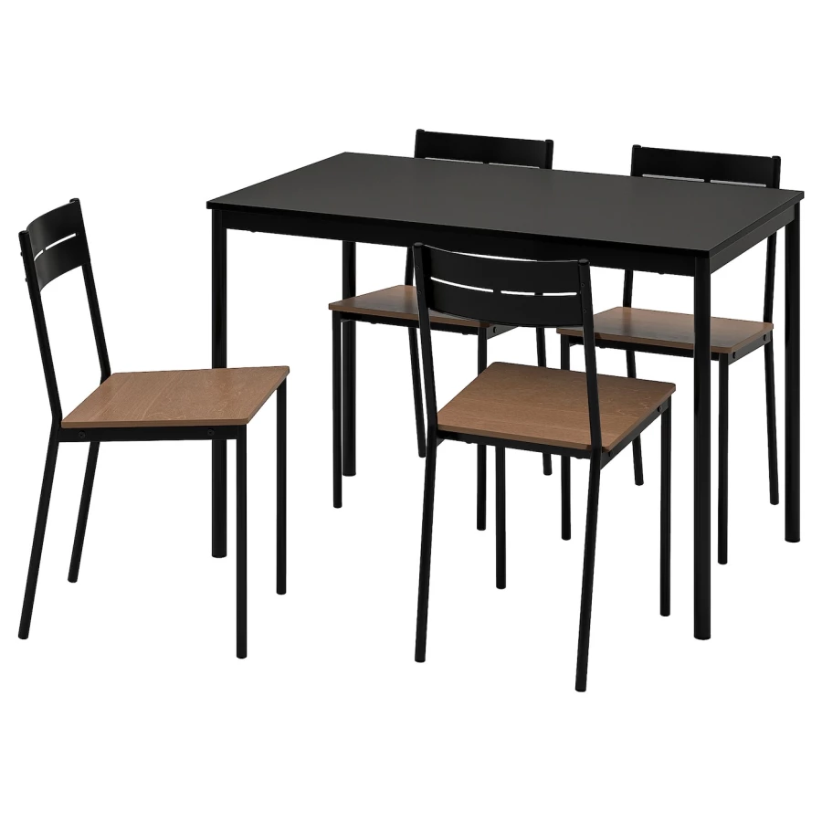 Кухонный стол - SANDSBERG  IKEA/ САНДСБЕРГ ИКЕА,110х73х67см, черный (изображение №1)